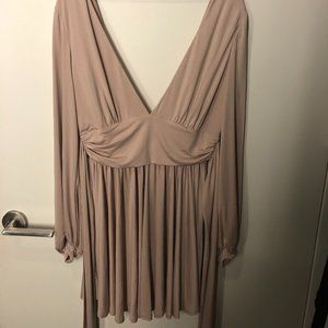 Pastel Pink Jersey Club Dress